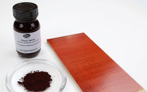 BARNIZ AL ÓLEO - Rojo oscuro