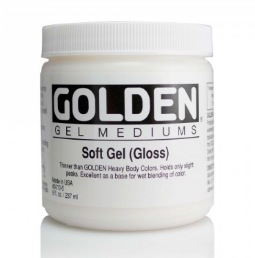 GOLDEN® GEL MEDIUMS, soft gel (Brillante)